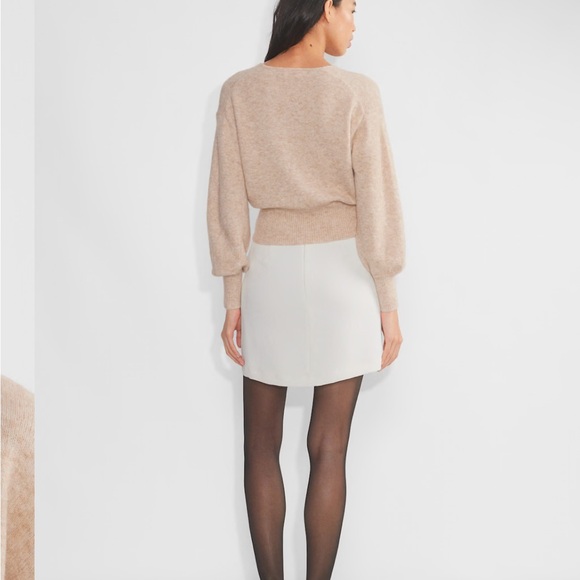 Aritzia Wilfred Dear Sweater - Heather Light Oatmeal - Picture 6 of 11